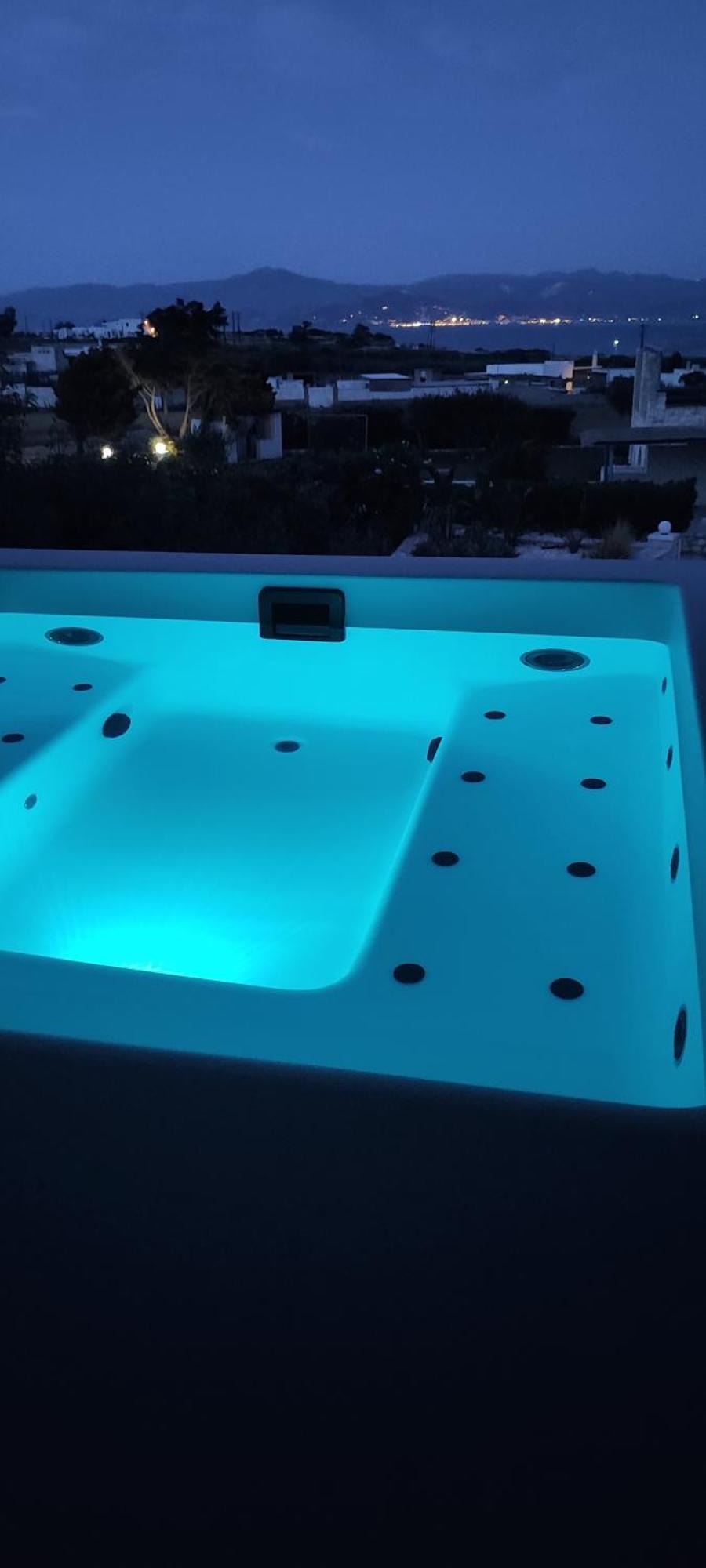 Island Magic - Seaview Villa With Jacuzzi Pool Ambelas Exteriér fotografie